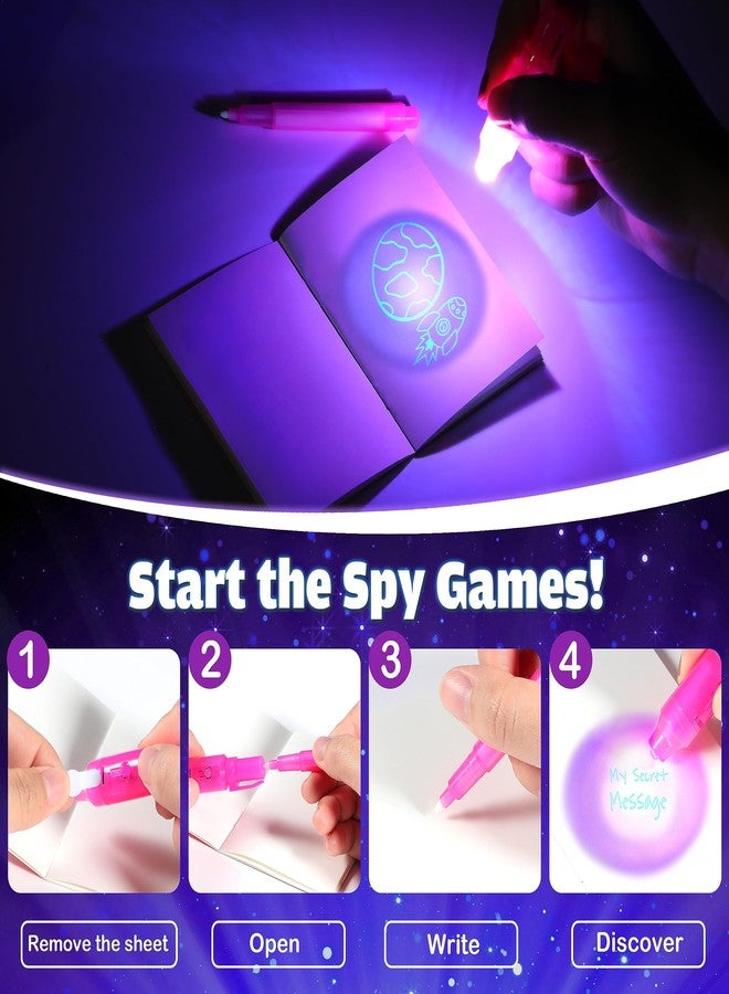 Joycover Invisible Ink Pen with UV Light for Kids, 28PCS Spy Pen Party Favors for Kids 4-8 8-12, Birthday Party Supplies Classroom School Goody Bag Stuffers for Boys Girls - Image 2